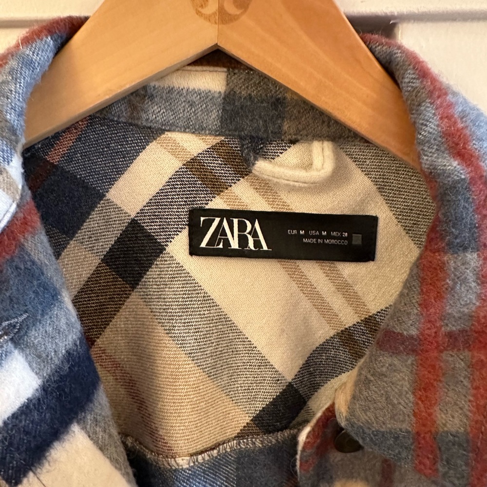 Zara Plaid Shacket - Picture 5 of 5